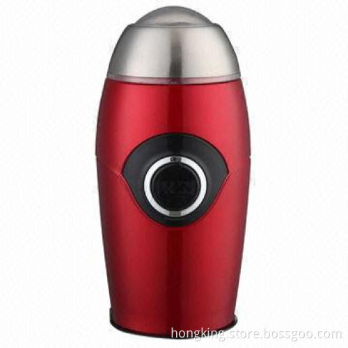 Electric Coffee Grinder with 70g Capacity and Safety Switch, 200W Stainless Steel Housing